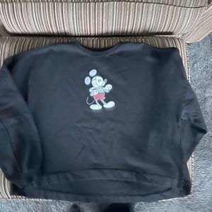 Disney Store Micky Mouse cropped sweatshirt, Womens.  Brand New!
